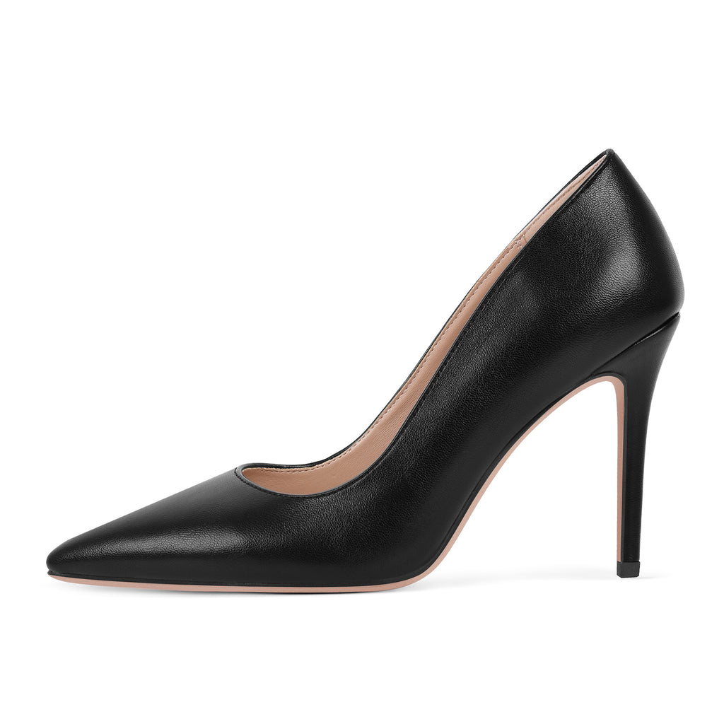 Women's Stiletto High Heels Pumps for Women-4IN Pointed Toe Classic Pumps for Dress Party Wedding Evening Date Night Sexy Slip-On Shoes