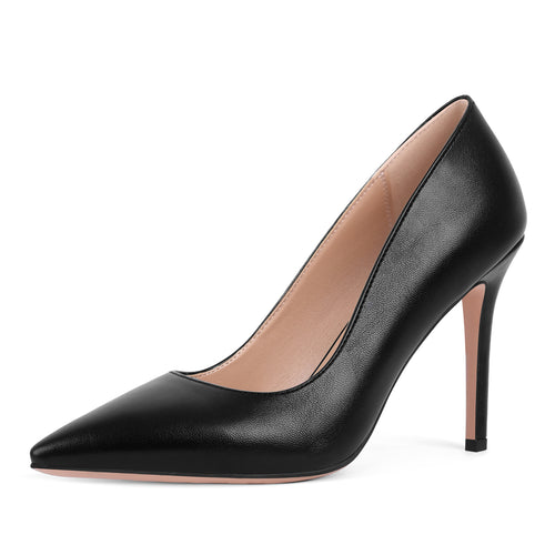 Women's Stiletto High Heels Pumps for Women-4IN Pointed Toe Classic Pumps for Dress Party Wedding Evening Date Night Sexy Slip-On Shoes