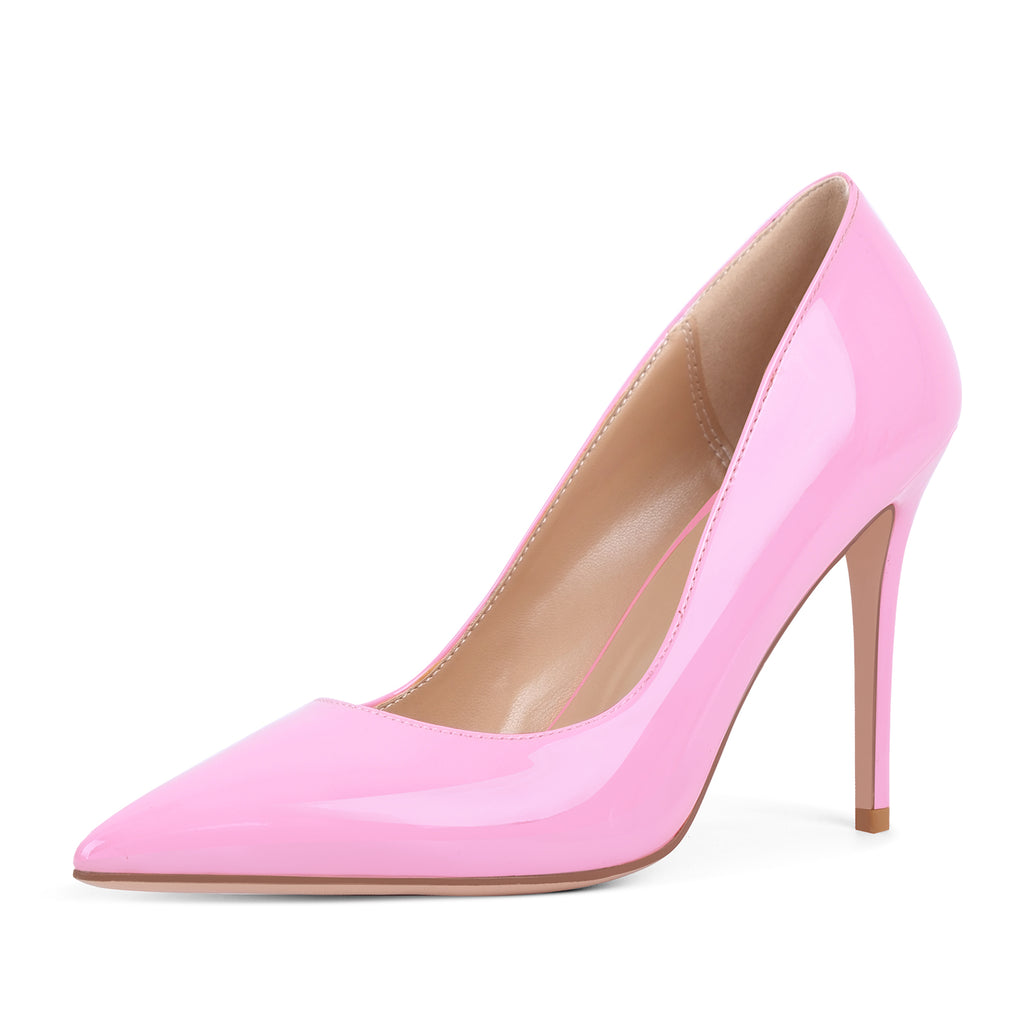 Women's Stiletto High Heels Pumps for Women-4IN Pointed Toe Classic Pumps for Dress Party Wedding Evening Date Night Sexy Slip-On Shoes