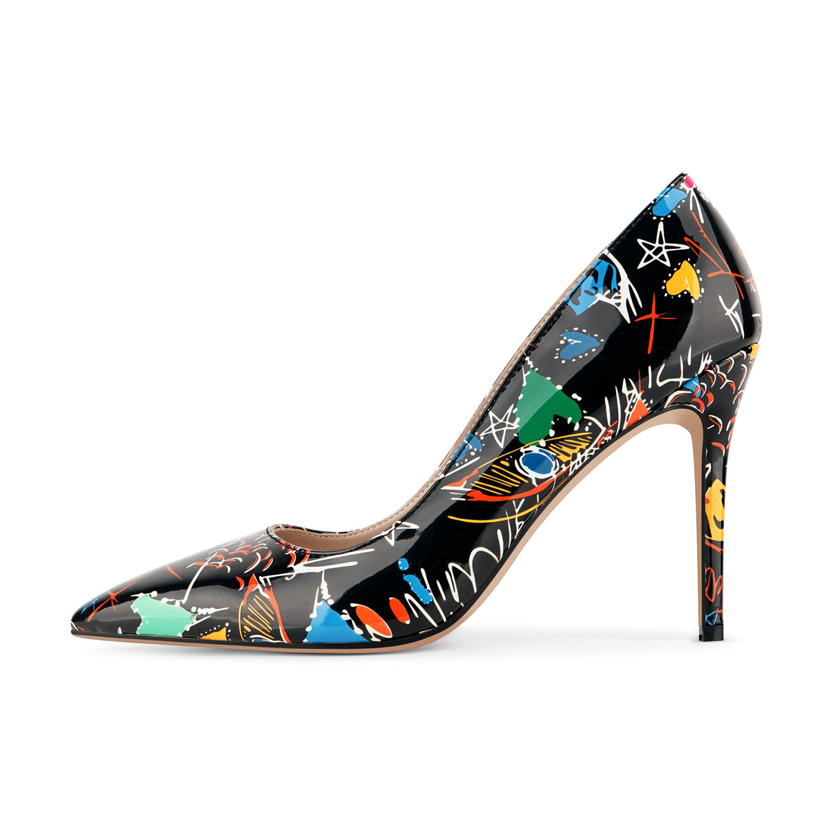 Women's Stiletto High Heels Pumps for Women-4IN Pointed Toe Classic Pumps for Dress Party Wedding Evening Date Night Sexy Slip-On Shoes