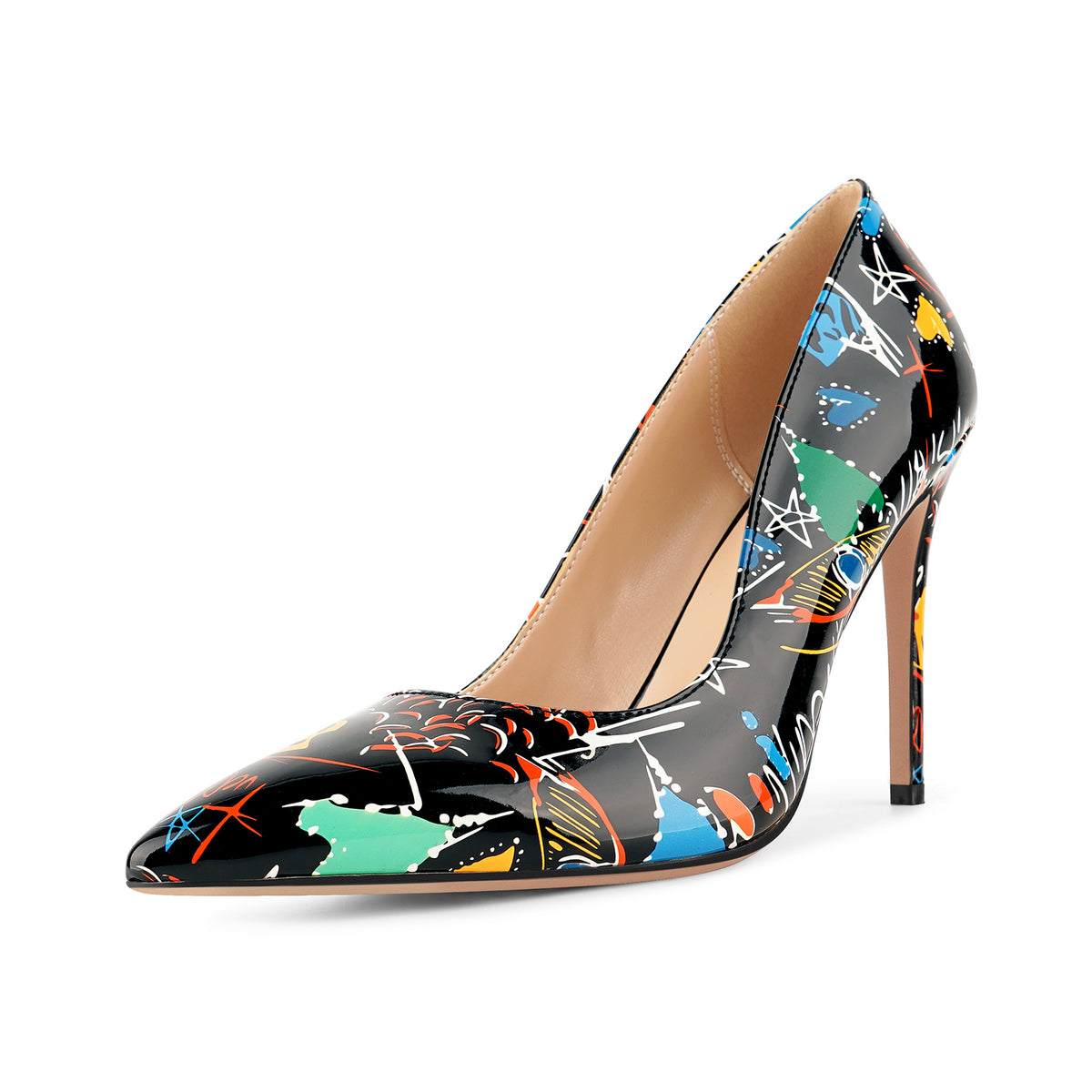 Women's Stiletto High Heels Pumps for Women-4IN Pointed Toe Classic Pumps for Dress Party Wedding Evening Date Night Sexy Slip-On Shoes