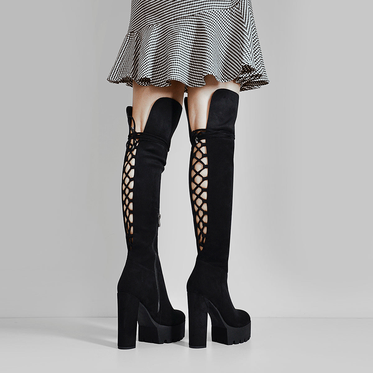 Women's Over the Knee High Platform Boots