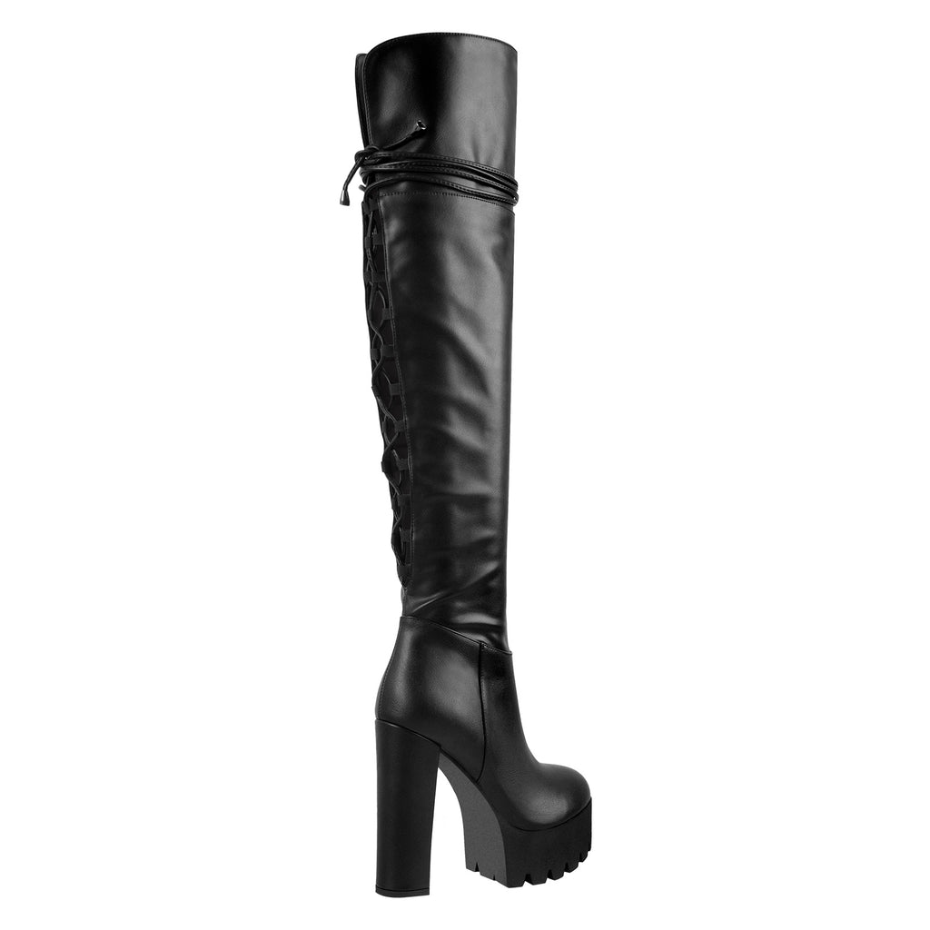 Women's Over the Knee High Platform Boots